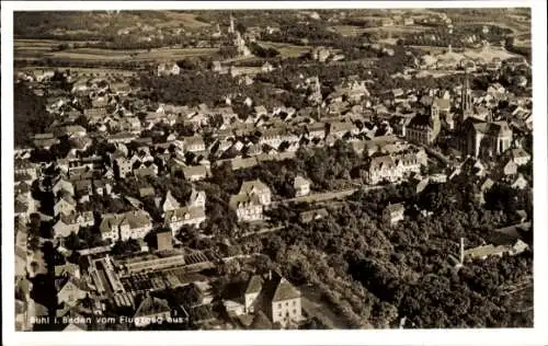 Ak Bühl in Baden, Mehliskopf, Fliegeraufnahme