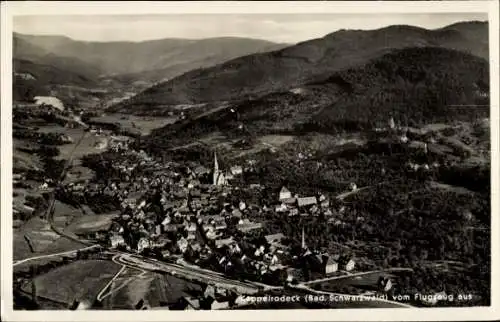 Ak Kappelrodeck im Schwarzwald, Fliegeraufnahme