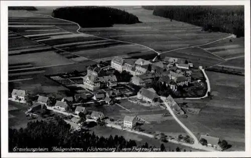 Ak Heiligenbronn Schramberg im Schwarzwald, Fliegeraufnahme, Erziehungsheim