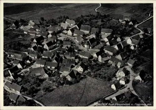 Ak Tigerfeld Pfronstetten in Baden Württemberg, Fliegeraufnahme