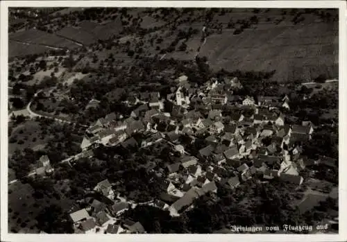 Ak Britzingen Müllheim in Baden Schwarzwald, Fliegeraufnahme