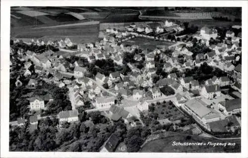 Ak Bad Schussenried in Oberschwaben, Fliegeraufnahme