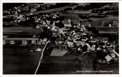 Ak Aitrach in Württemberg, Fliegeraufnahme