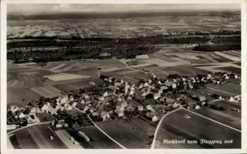 Ak Kirchdorf an der Iller Württemberg, Fliegeraufnahme