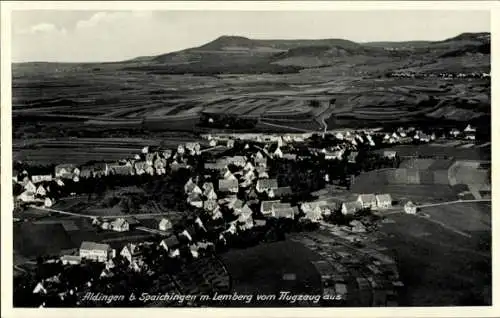 Ak Aldingen in Württemberg, Lemberg, Fliegeraufnahme