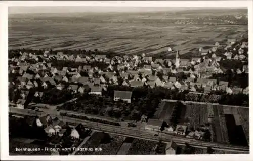 Ak Bernhausen Filderstadt Baden Württemberg, Fliegeraufnahme