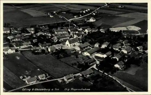 Ak Edling in Oberbayern, Fliegeraufnahme