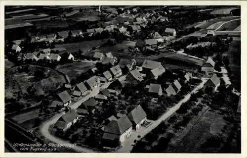 Ak Wittlensweiler Freudenstadt im Schwarzwald, Fliegeraufnahme