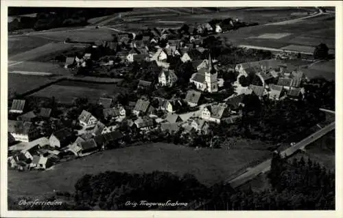 Ak Oberferrieden Burgthann im Nürnberger Land, Fliegeraufnahme