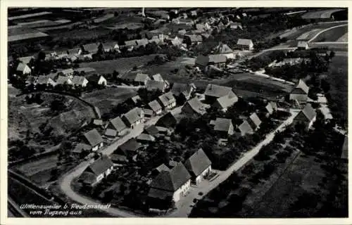 Ak Wittlensweiler Freudenstadt im NSchwarzwald, Fliegeraufnahme