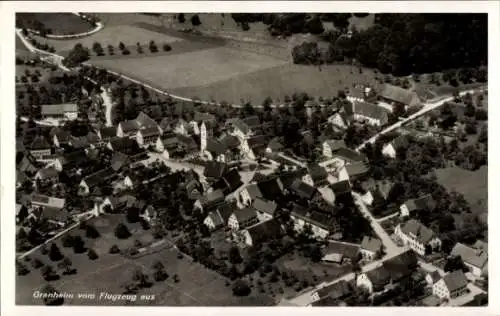 Ak Granheim Ehingen an der Donau, Fliegeraufnahme