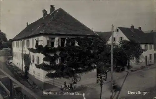 Foto Ak Denzlingen im Breisgau, Gasthaus z. grünen Baum