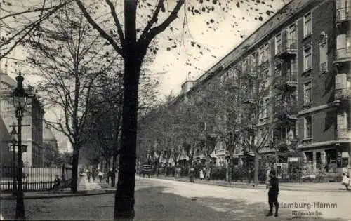 Ak Hamburg Mitte Hamm, Ritterstraße