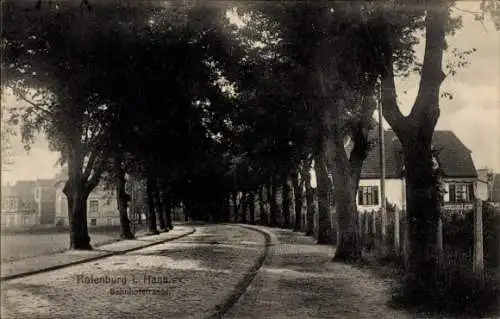 Ak Rotenburg in Hannover Rotenburg an der Wümme, Bahnhofstraße