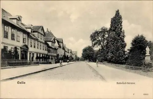 Ak Celle in Niedersachsen, Bahnhofstraße