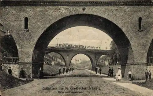 Ak Mönchengladbach am Niederrhein, Mönchen-Gladbacher Schweiz, Hohenzollernstraße