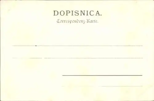 Ak Bosnischer Fellhändler, Volkstracht