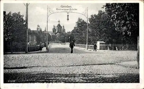 Ak Hrodna Grodno Weißrussland, Gouverneur-Brücke