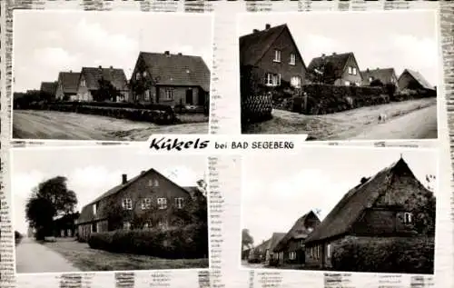 Ak Kückels Kükels in Schleswig Holstein, Straße, Wohnhäuser