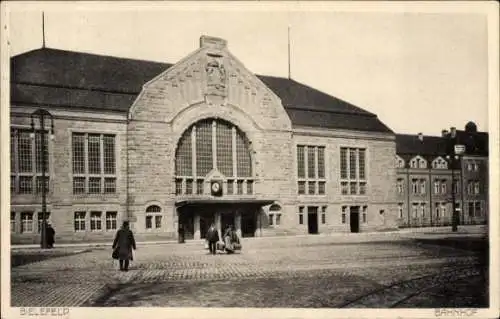 Ak Bielefeld in Nordrhein-Westfalen, Bahnhof