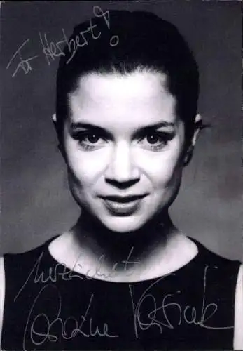 Ak Schauspielerin Caroline Vasicek, Portrait, Autogramm