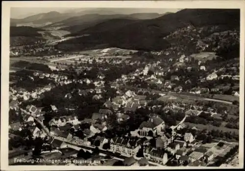 Ak Freiburg im Breisgau, Fliegeraufnahme, Zähringen