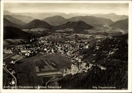 Ak Hauenstein in der Pfalz, Fliegeraufnahme