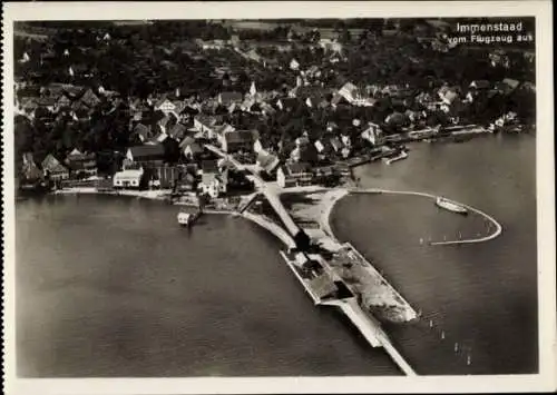 Ak Immenstaad am Bodensee, Fliegeraufnahme