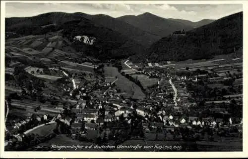 Ak Klingenmünster an der Weinstraße Pfalz, Fliegeraufnahme