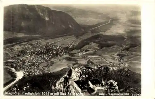 Ak Bad Reichenhall in Oberbayern, Predigtstuhl, Fliegeraufnahme, Berghotel