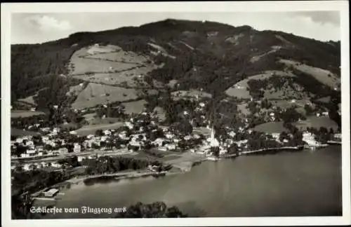 Ak Schliersee in Oberbayern, Fliegeraufnahme