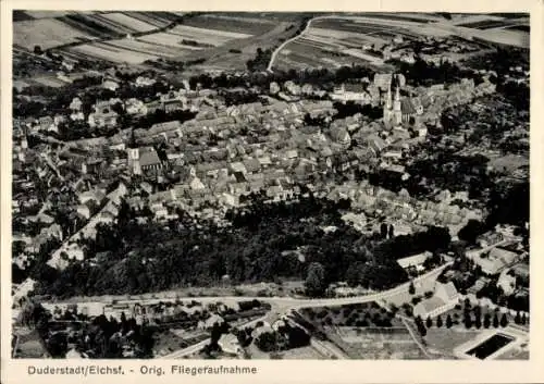 Ak Duderstadt im Eichsfeld, Fliegeraufnahme