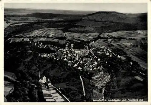 Ak Neustadt an der Rems Waiblingen in Württemberg, Fliegeraufnahme