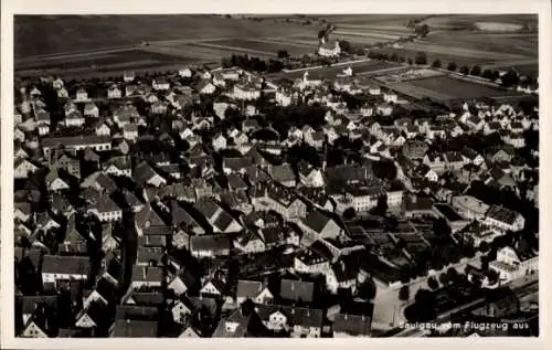 Ak Bad Saulgau in Oberschwaben, Fliegeraufnahme