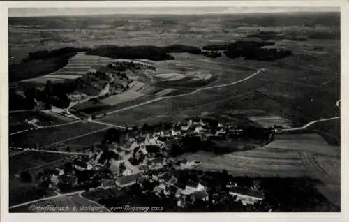 Ak Mittelfischach Obersontheim Württemberg, Fliegeraufnahme