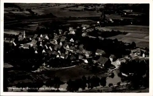 Ak Ottendorf Gaildorf am Kocher, Fliegeraufnahme