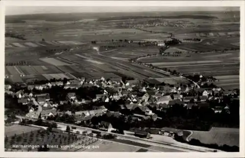 Ak Hermaringen an der Brenz Württemberg, Fliegeraufnahme