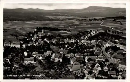 Ak Bonndorf im Schwarzwald, Fliegeraufnahme