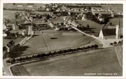 Ak Rosenheim Oberbayern, Fliegeraufnahme