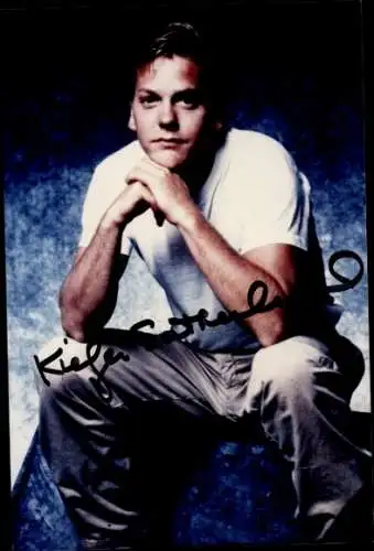 Foto Schauspieler Kiefer Sutherland, Autogramm