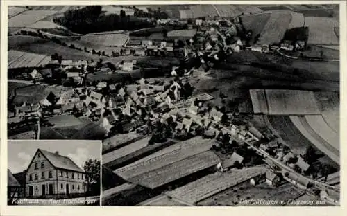 Ak Dorfgütingen Feuchtwangen in Mittelfranken, Kaufhaus Karl Hornberger