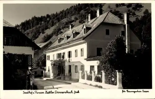 Ak Donnersbach Steiermark, Gasthof-Pension Zettler