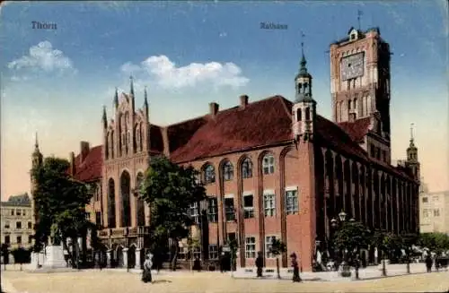 Ak Toruń Thorn Westpreußen, Rathaus