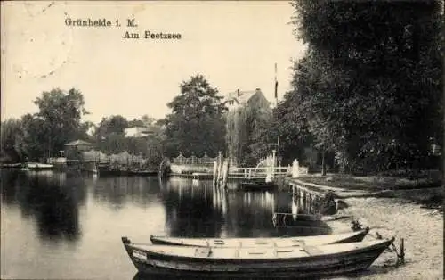 Ak Grünheide in der Mark, Partie am Peetzsee