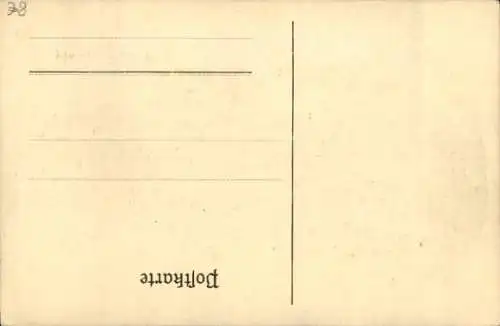 Künstler Ak Karikatur von einem Mann