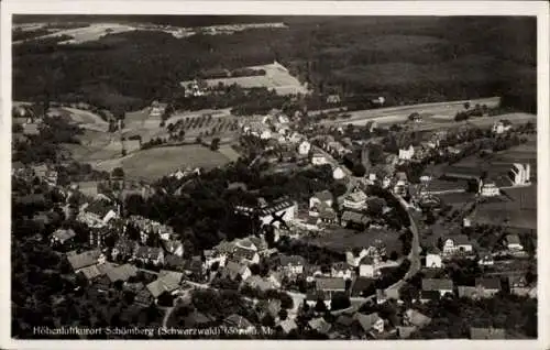 Ak Schönberg Seelbach im Schwarzwald Baden, Luftaufnahme