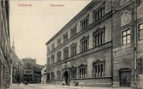 Ak Hansestadt Wismar, Fürstenhof