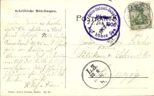 Ak Sassnitz auf Rügen, Strandpromenade, Boote