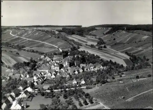 Foto Haberschlacht Brackenheim an der Zaber Württemberg, Fliegeraufnahme