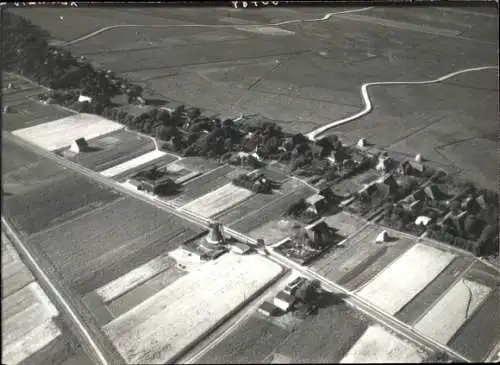 Foto Boldixum Wyk auf Föhr in Nordfriesland, Fliegeraufnahme